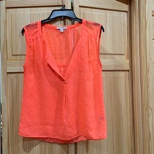 Neon Pink Sheer Tank